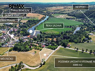 Prodej  stavebního pozemku 3 089 m²