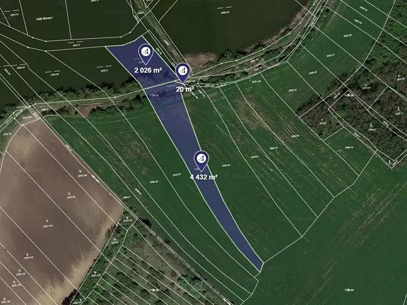 Prodej pole 6478 m², Čejkovice – náhled fotky 1