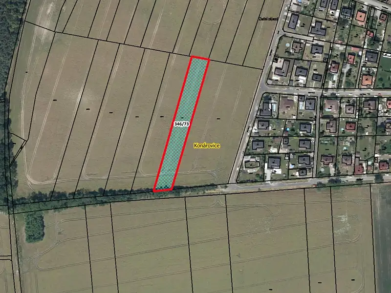 Prodej pole 4588 m², Konárovice – náhled fotky 1