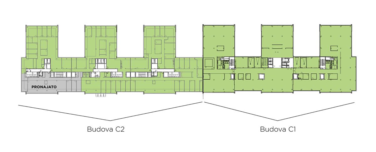 Pronájem kanceláře 5270 m² – fotografie 3