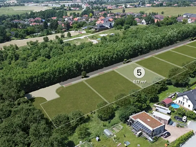 Prodej stavebního pozemku 618 m², Srubec – náhled fotky 1