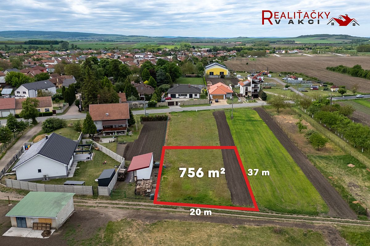 Prodej stavebního pozemku 756 m²