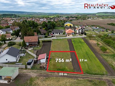 Prodej stavebního pozemku 756 m²