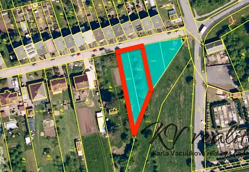 Prodej stavebního pozemku 1306 m², Dřevohostice – náhled fotky 1