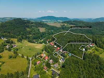 Prodej chaty 45 m², pozemek 10392 m²