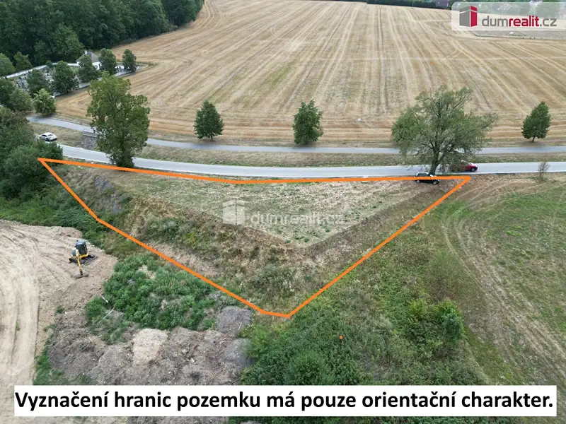 Prodej pozemku 1054 m², Zlatá Koruna – náhled fotky 3