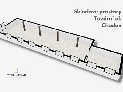 Pronájem skladového prostoru 116 m²