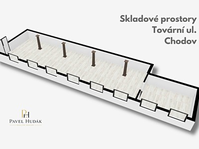 Pronájem skladového prostoru 116 m²