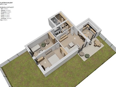 Pronájem bytu 3+1, 188 m² (3 z 32)