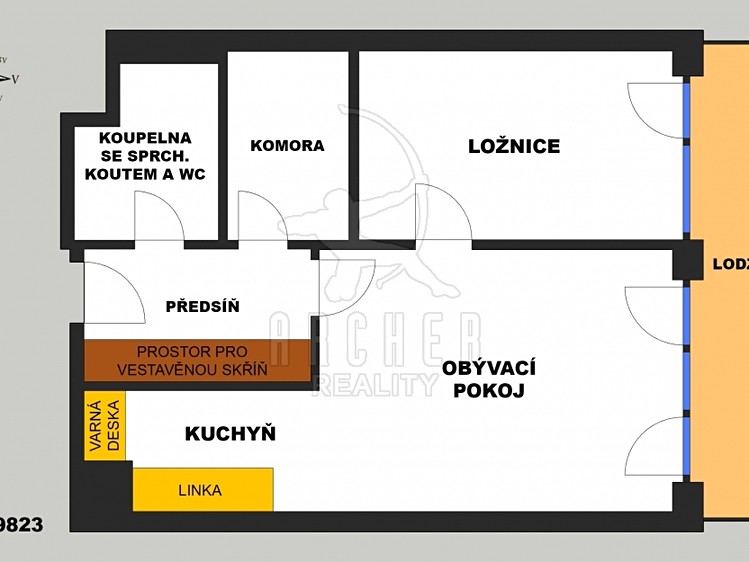 Квартира 2+kk на продаж, 56 м² (6 з 21)