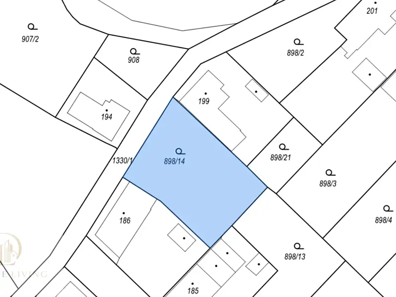 Prodej stavebního pozemku 784 m², Hostovlice – náhled fotky 2