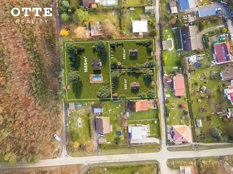 Prodej stavebního pozemku 850 m², Plzeň – náhled fotky 2