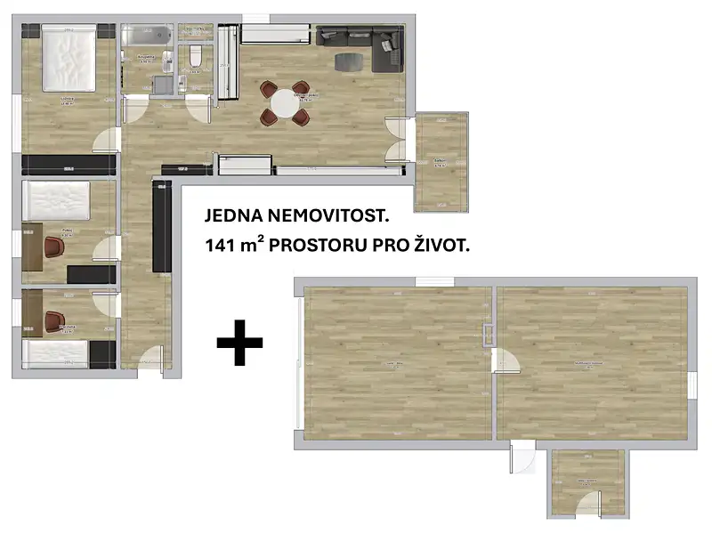Prodej bytu 4+kk 82 m², Praha – náhled fotky 3