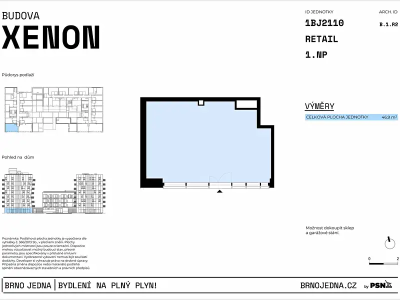 Prodej obchodního prostoru 47 m², Brno – náhled fotky 2