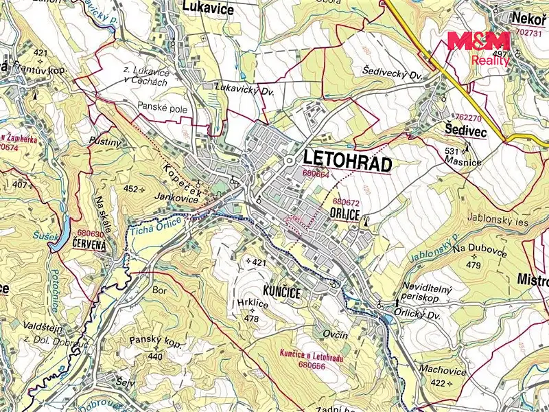 Prodej zahrady 332 m², Letohrad – náhled fotky 2