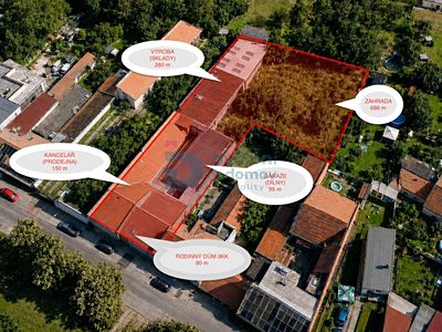 Prodej výrobní haly, prostoru 416 m²
