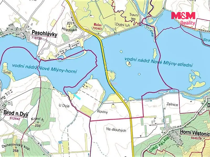 Prodej pole 8249 m², Pasohlávky – náhled fotky 2