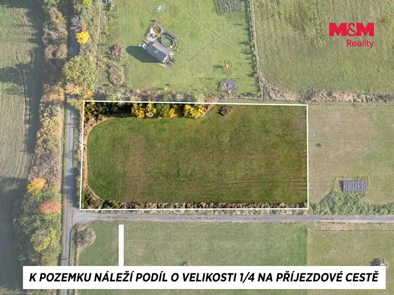 Prodej zahrady 3911 m², Tymákov – náhled fotky 2