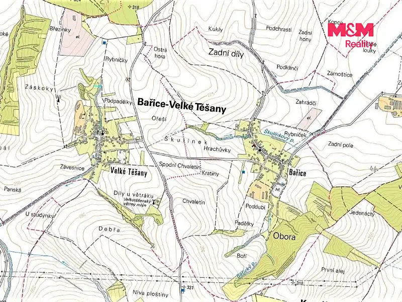 Prodej zahrady 649 m², Bařice-Velké Těšany – náhled fotky 2