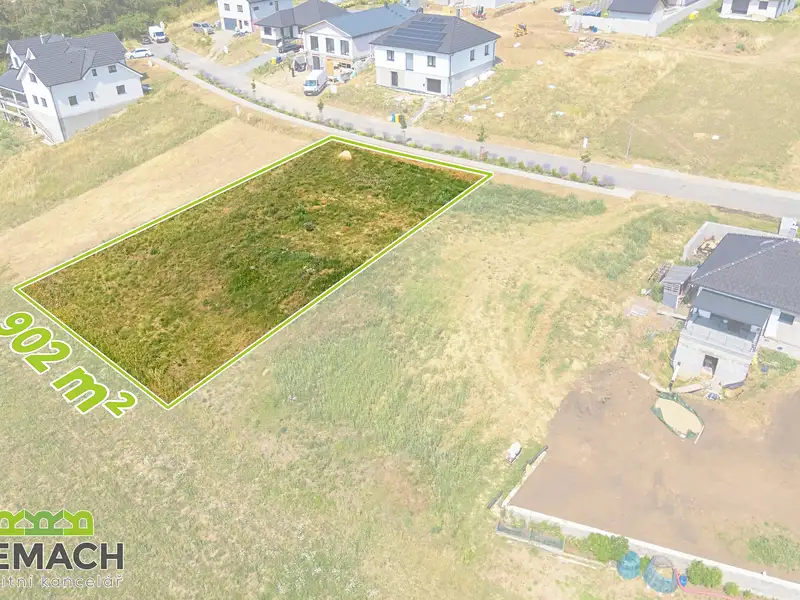 Prodej stavebního pozemku 902 m², Ořechov – náhled fotky 2