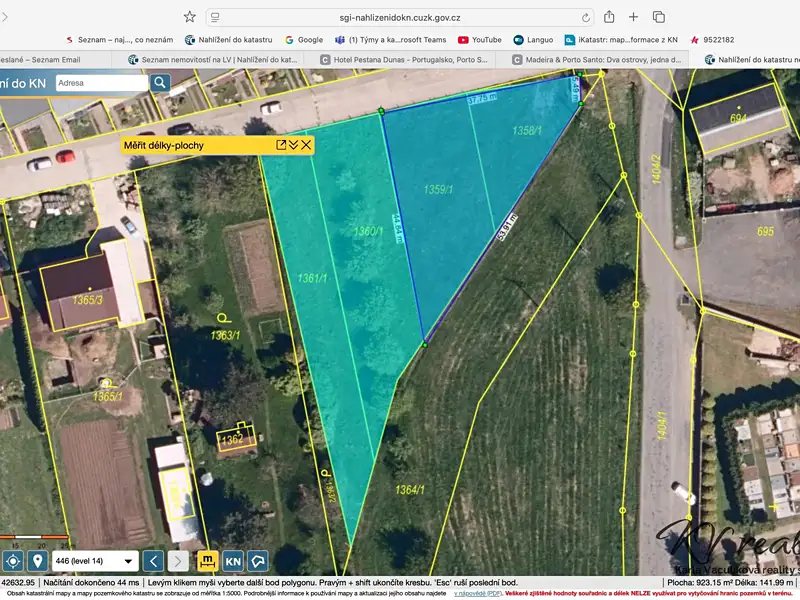 Prodej stavebního pozemku 913 m², Dřevohostice – náhled fotky 2