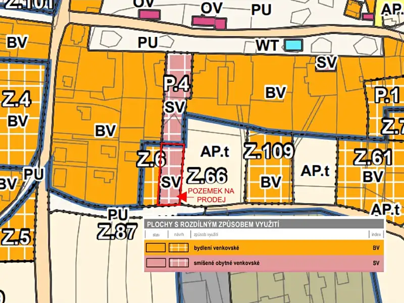 Prodej stavebního pozemku 1400 m², Vrábče – náhled fotky 2
