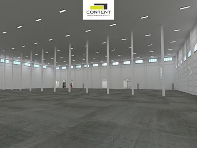 Pronájem výrobní haly, prostoru 6571 m²