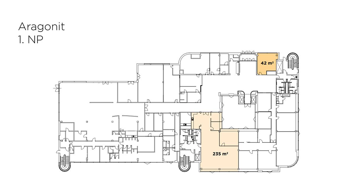 Pronájem kanceláře 235 m² – fotografie 3
