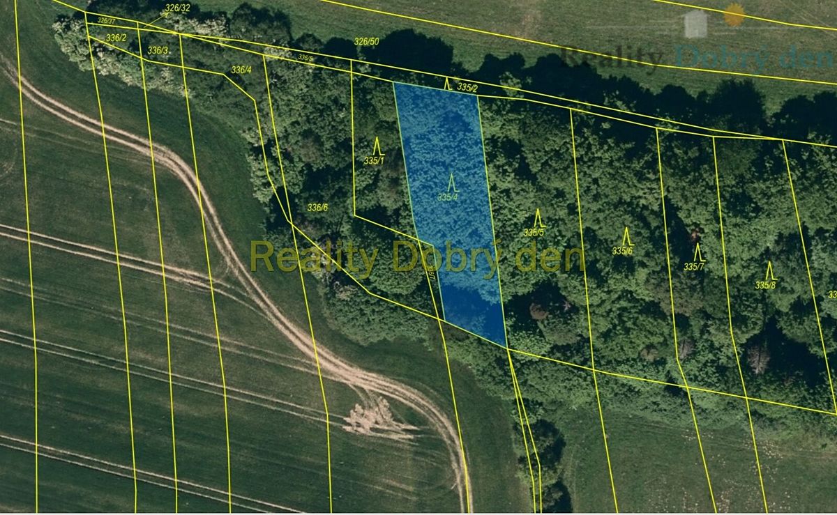 Prodej lesa 1839 m²