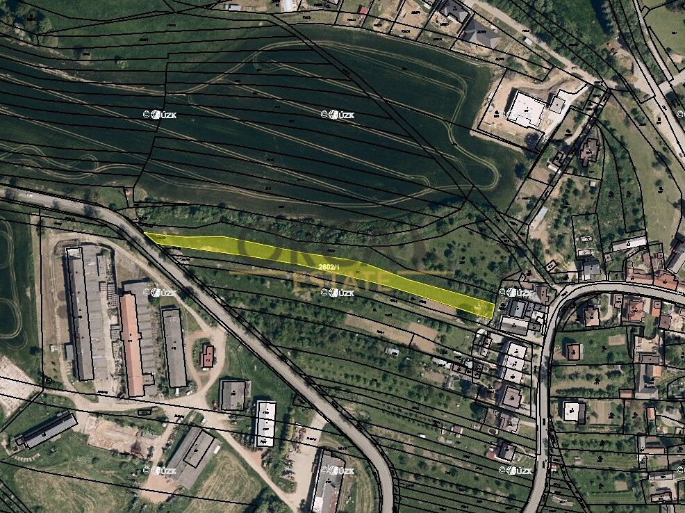 Prodej pole 2416 m², Osvětimany – fotka 1 z 3
