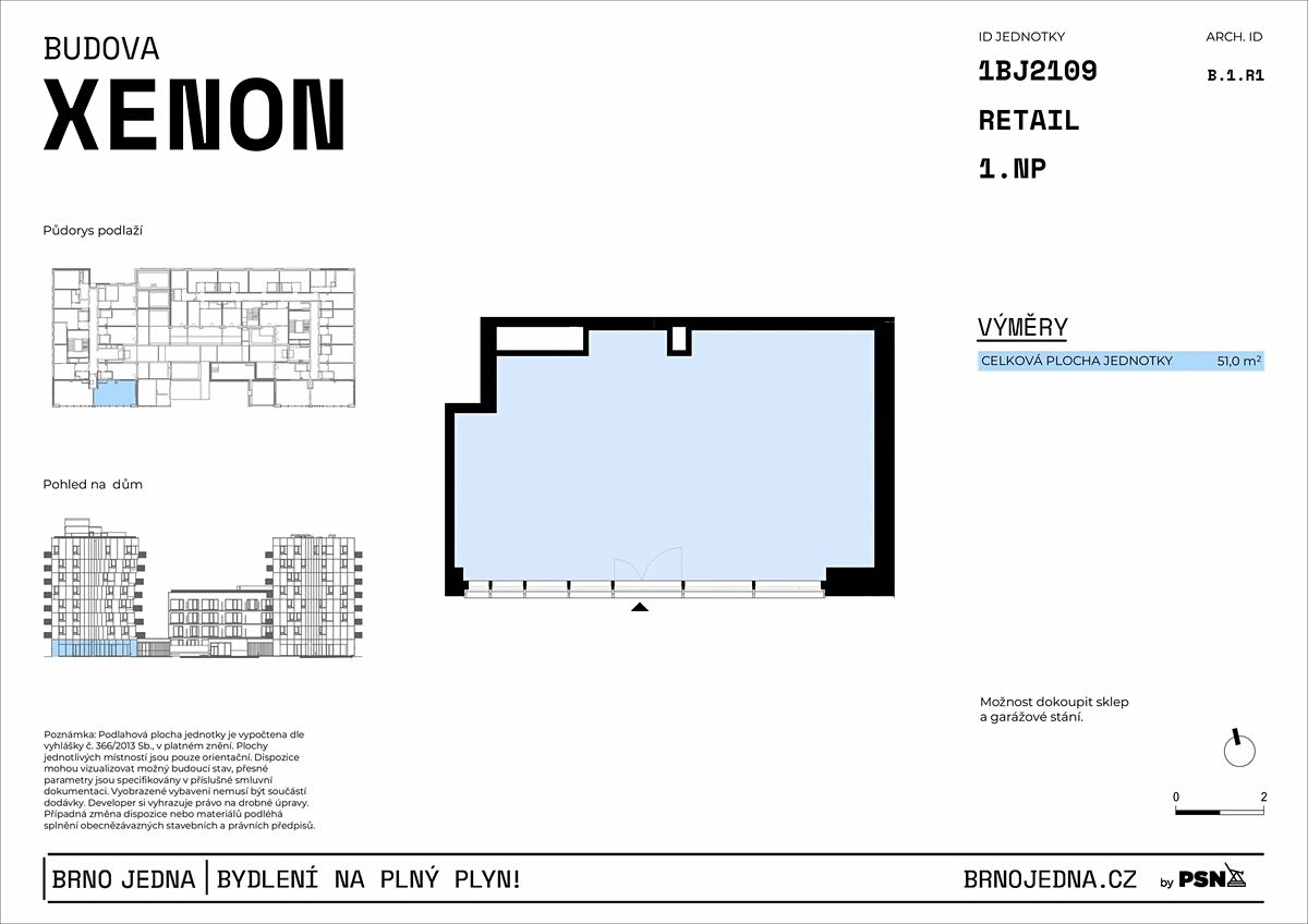 Prodej obchodního prostoru 51 m² – fotografie 2