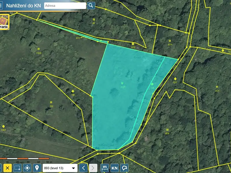 Dražba louky 2591 m², Klášterec nad Ohří – náhled fotky 1