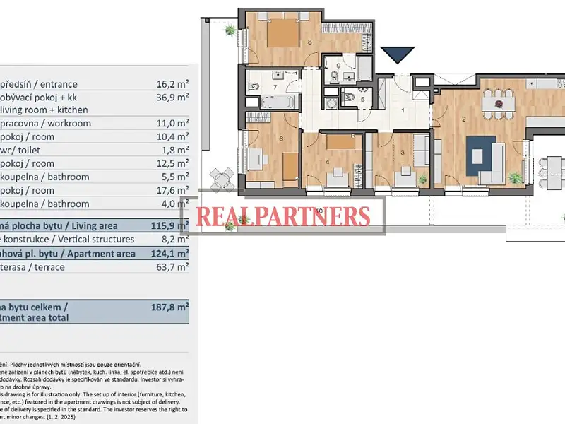 Prodej bytu 5+kk 188 m², Praha – náhled fotky 3