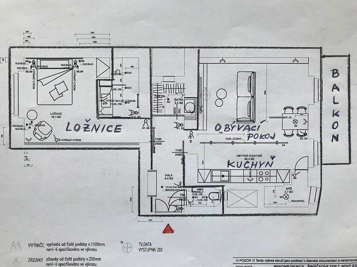 Pronájem bytu 2+kk 74 m² – fotografie 2
