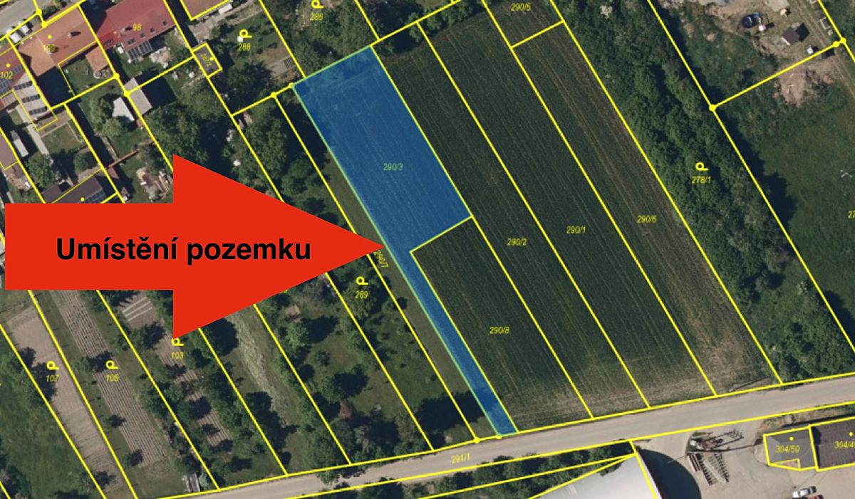 Prodej stavebního pozemku 1220 m²