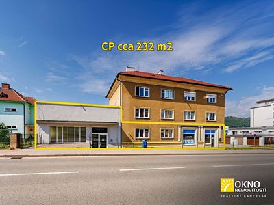 Prodej obchodního prostoru 232 m²