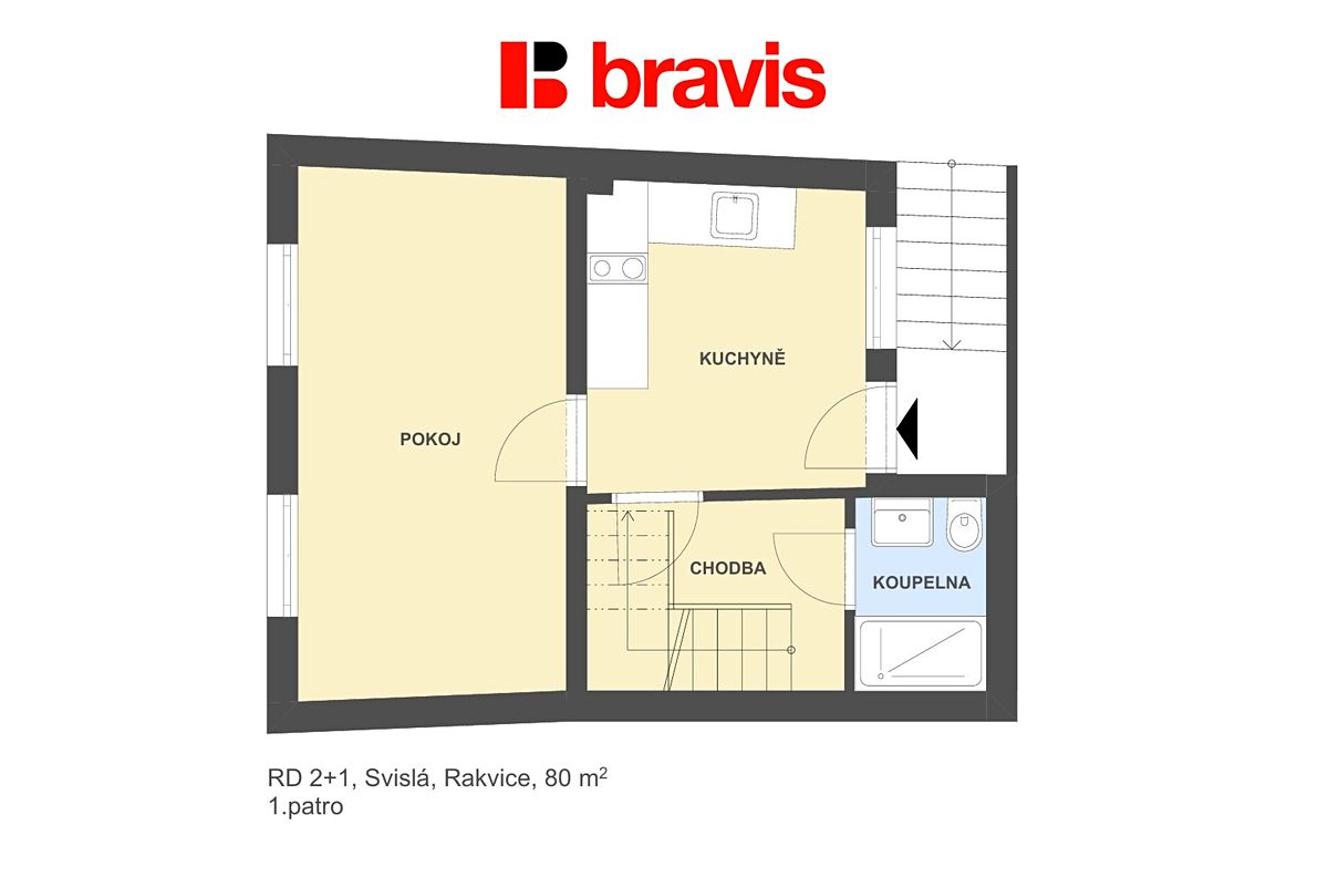Prodej rodinného domu 80 m², pozemek 89 m² – fotografie 4