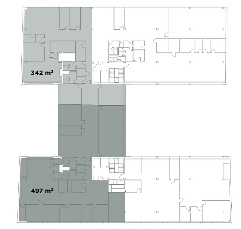 Pronájem kanceláře 497 m² – fotografie 3