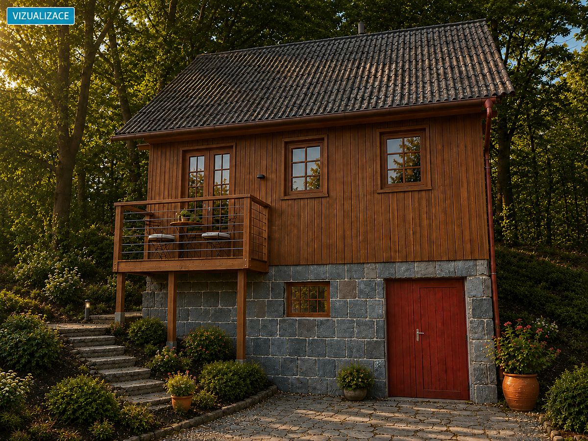 Prodej chaty 47 m², pozemek 1185 m² – fotografie 2