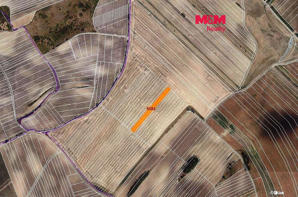Prodej pole 855 m², Šardice – fotka 1 z 3