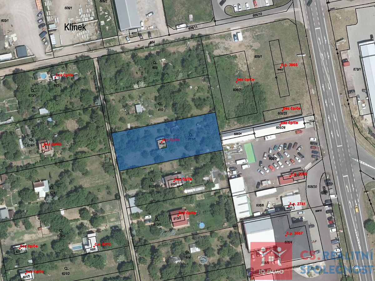 Prodej stavebního pozemku 1622 m² – fotografie 2