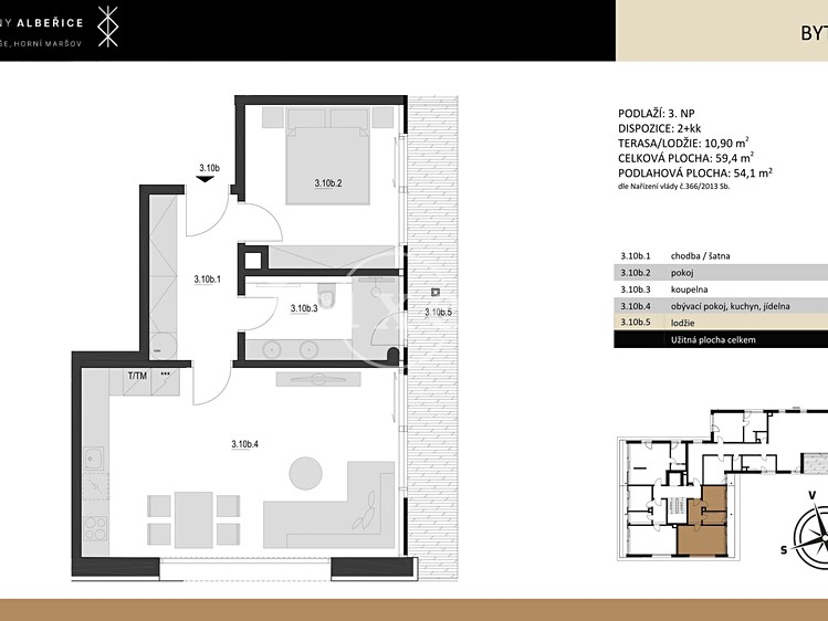 Квартира 2+kk на продаж, 49 м² (31 з 31)
