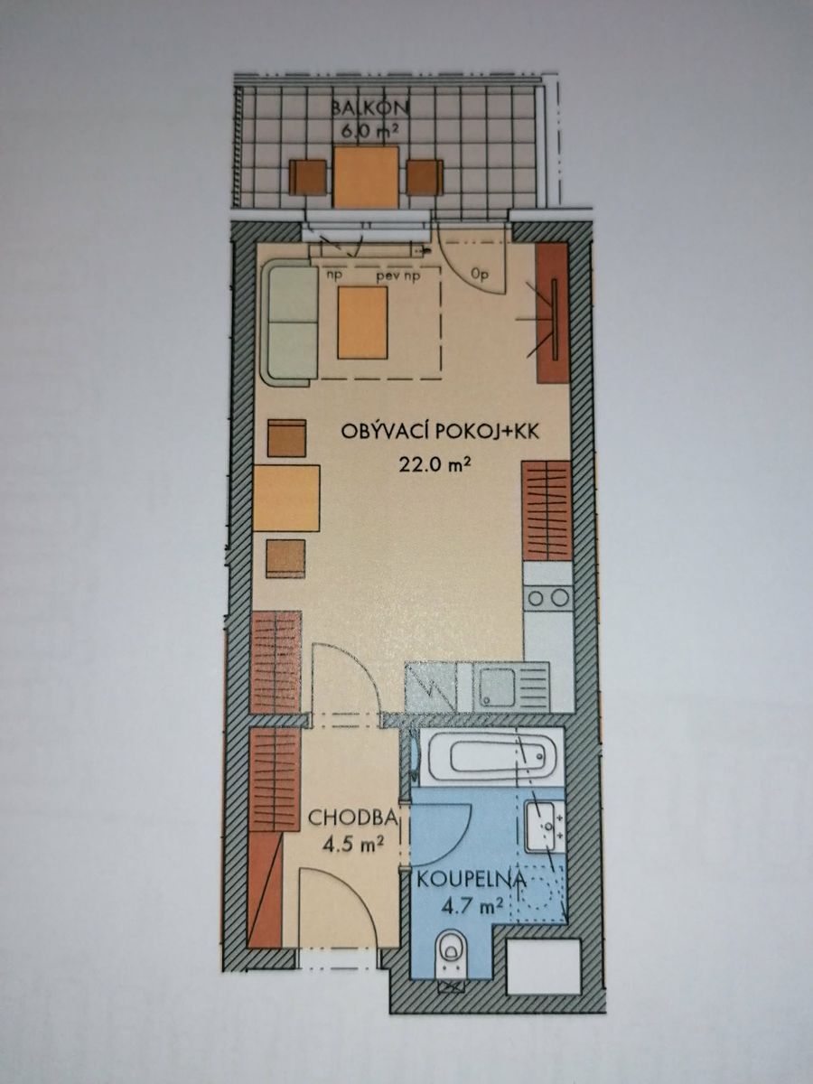 Prodej bytu 1+kk 32 m² – fotografie 5