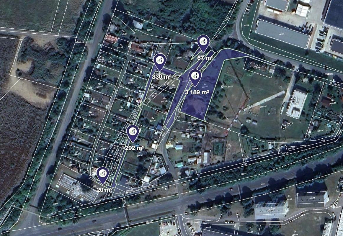 Prodej pozemku 2155 m²