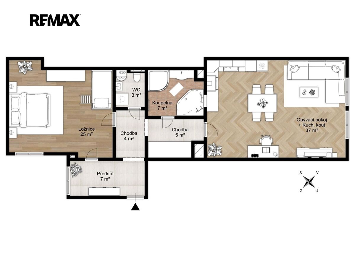 Prodej bytu 2+kk 88 m² – fotografie 3