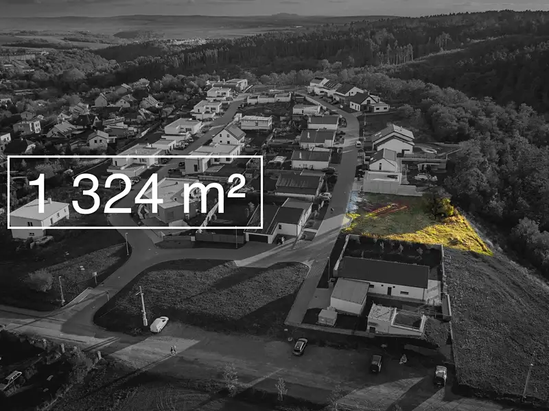 Prodej stavebního pozemku 1324 m², Mokrá-Horákov – náhled fotky 2