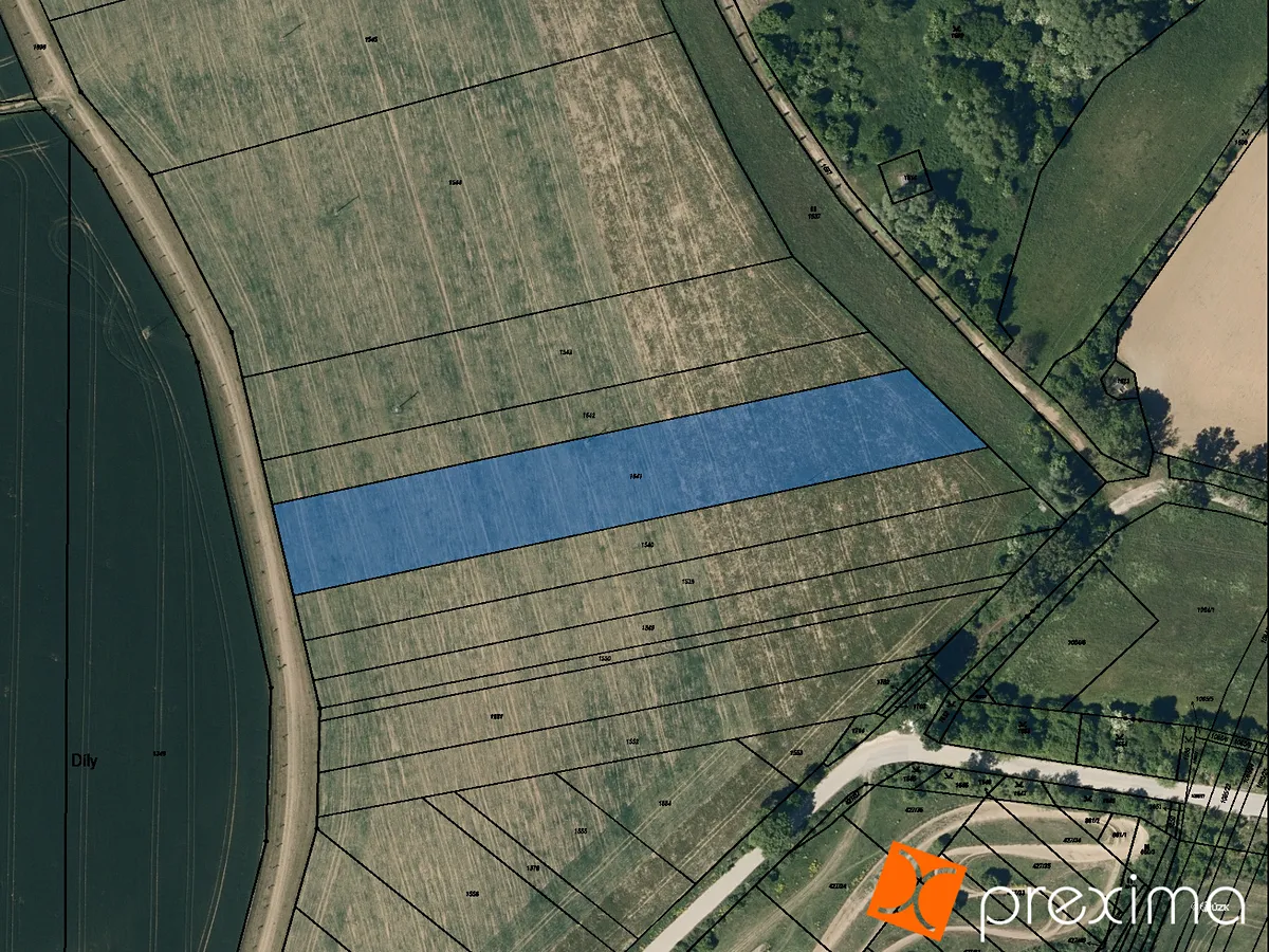 Prodej podílu 1/4 pole 1804 m²