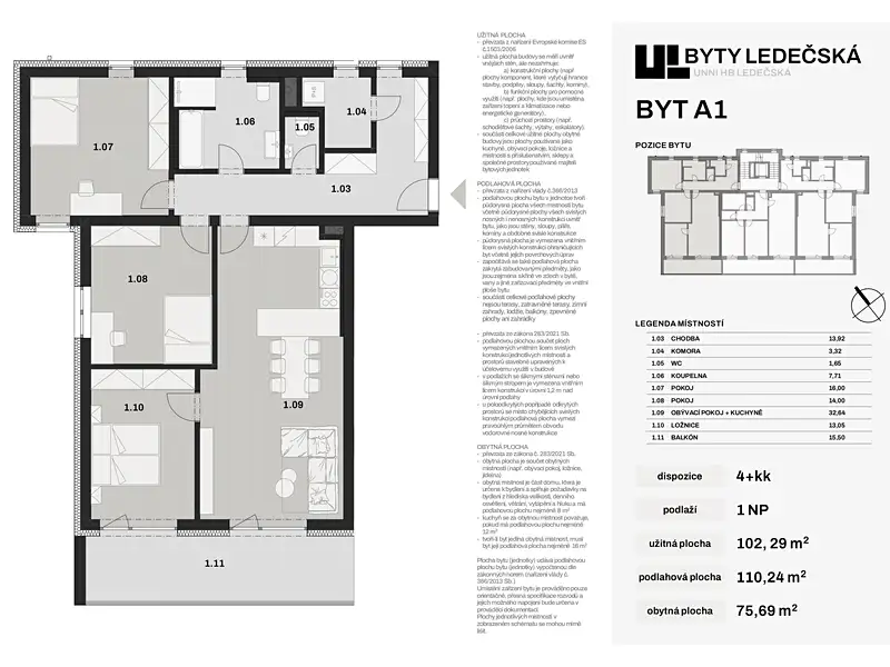 Prodej bytu 4+kk 101 m², Havlíčkův Brod – náhled fotky 2