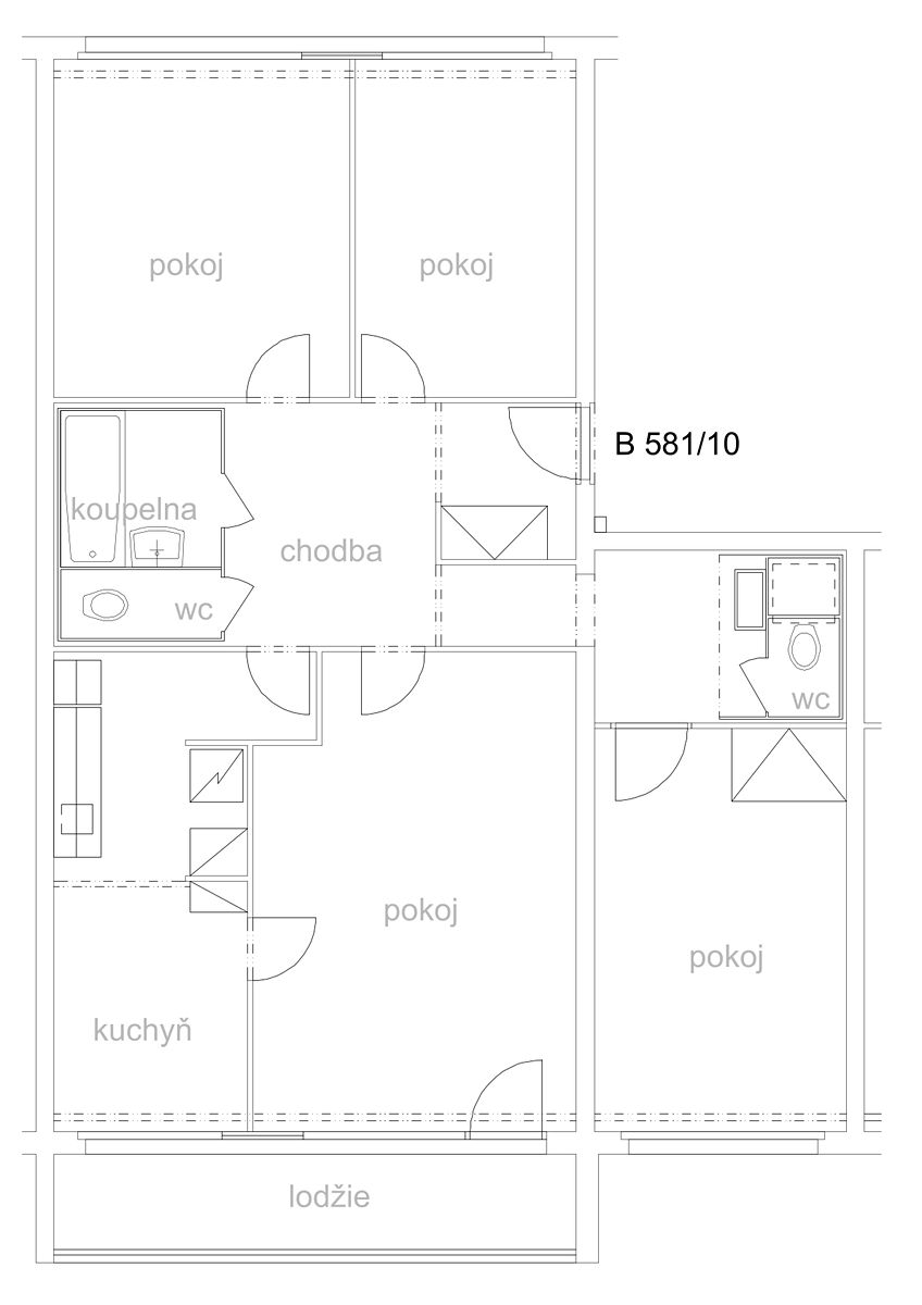 Prodej bytu 4+1 84 m² – fotografie 4