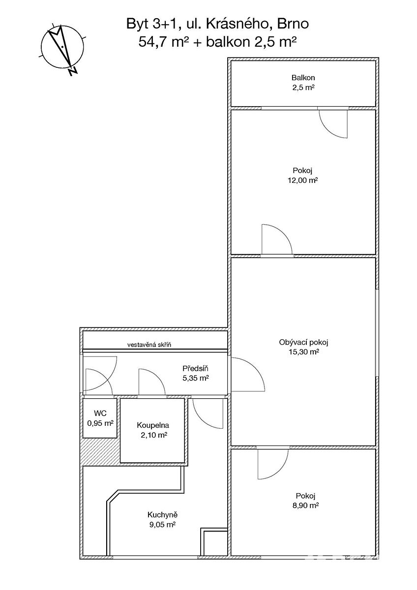 Prodej bytu 3+1 55 m² – fotografie 5